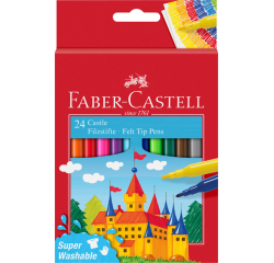 Feutre couleur Faber Castell set de 24 pièces assorti
