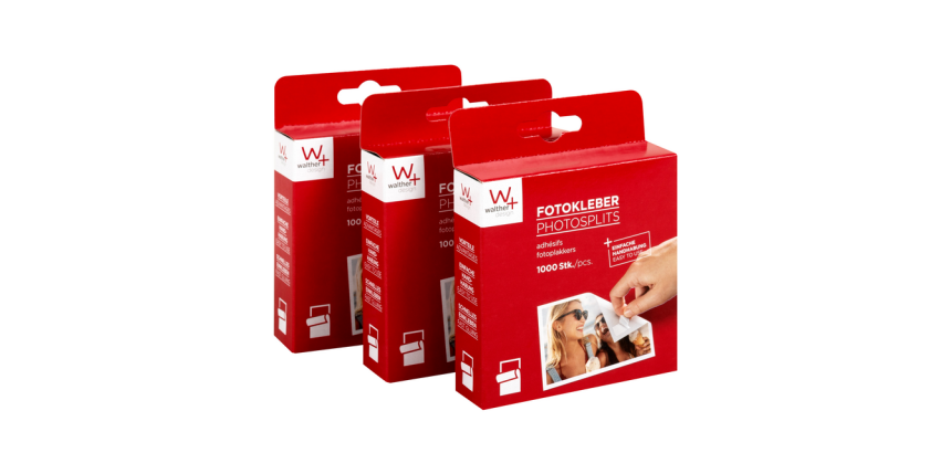 Adhésif photo Walther Design 10x12mm 3x 1000 pièces