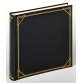 Fotoalbum walther design standaard 30x30cm 100vel zwart