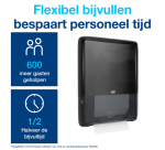 Tork H5 Elevation PeakServe 552558 Mini black hand towel dispenser