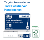 Handdoekdispenser Tork H5 Elevation PeakServe klein wit 552550