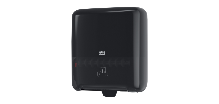 Tork H1 Elevation Matic 551008 Black Hand Towel Roll Dispenser