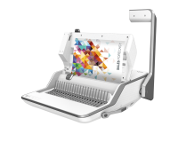 De_encuadernadora para canutillo fellowes lyra 3 en 1 perfora hasta 20h a4 encuaderna 300h grapa 30h taladra 2 y 4