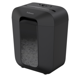 En_destructora de documentos fellowes lx-45 capacidad de corte 8 hojas p4 destruye grapas clips y tarjetas