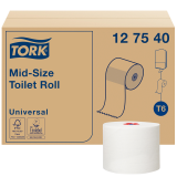 Papier toilette Tork Mid-size T6 127540 Universal 1 épaisseur 135m blanc