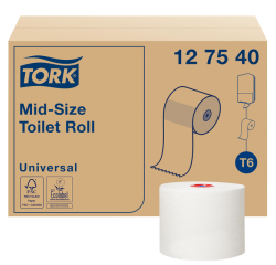 Papier toilette Tork T6 Universal 127540 1 épaisseur 135m blanc