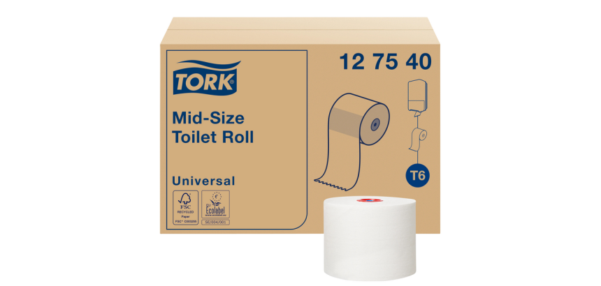 Papier toilette Tork T6 Universal 127540 1 épaisseur 135m blanc