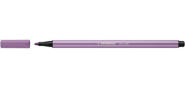 STABILO Pen 68/62 Filzstift Mittel Glyzinien-Lila