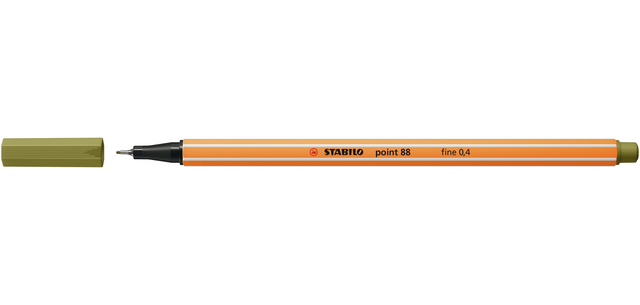 Fineliner STABILO point 88/37 fijn moddergroen