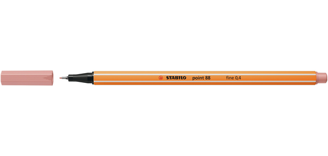 Fineliner STABILO point 88/28 fijn donkerblush