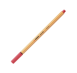 De_fineliner stabilo point 88/47 fin rouge terrac
