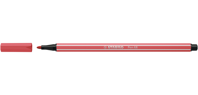 STABILO Pen 68/47 Filzstift Medium Terrakotta Rot