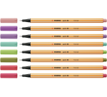 STABILO point 88 Fineliner set of 8 colors