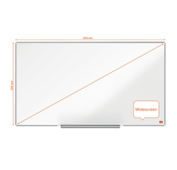 En_pizarra blanca nobo ip pro 40\" acero vitrificado magnetico 890x500 mm