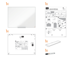 Tableau blanc Nobo Impression Pro 60x90cm acier