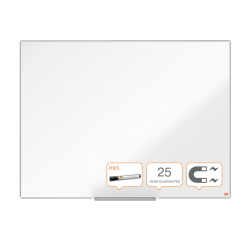 En_pizarra blanca nobo ip pro acero vitrificado magnetico 1200x900 mm