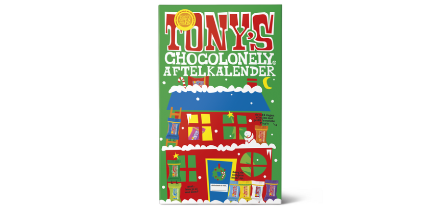 Tonys Chocolonely Noël Calendrier Big Tiny 225g