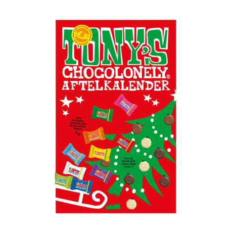 Tonys Chocolonely Noël Calendrier Big Tiny 225g