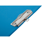 Porte-bloc avec rabat MAUL A4 portrait avec boucle-stylo PVC bleu clair néon