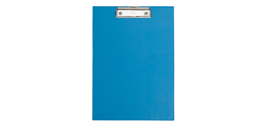 Porte-bloc MAUL A4 portrait PVC bleu ciel