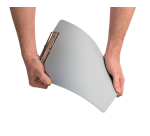 Porte-bloc MAULoutdoor A4 portrait résistant à l'eau gris