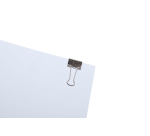MAUL 215 Foldback Paper Clips 19mm 7mm Capacity Silver 12 Pieces
