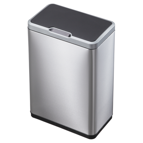 Poubelle Eko Mirage Sensor 20+20L Inox brossé