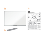 Tableau blanc Nobo Essence magnétique 45x60cm acier