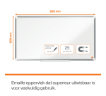Nobo Premium Plus 50x89cm Enamel Whiteboard