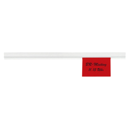 Rail pince papier MAULexpress 50cm autocollant blanc