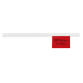 Rail pince papier MAULexpress 50cm autocollant blanc