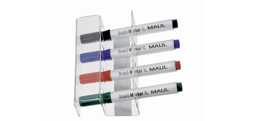 Magnetic acrylic marker holder MAUL for 4 markers