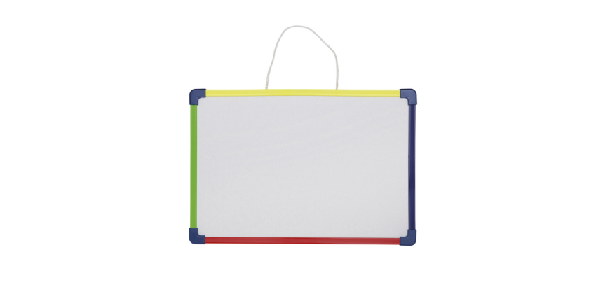 Tableau blanc MAUL 24x35cm double face magnétique acier