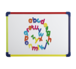 Tableau blanc MAUL 24x35cm double face magnétique acier