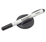 Whiteboardwisser MAUL met whitebordstift zwart magnetisch