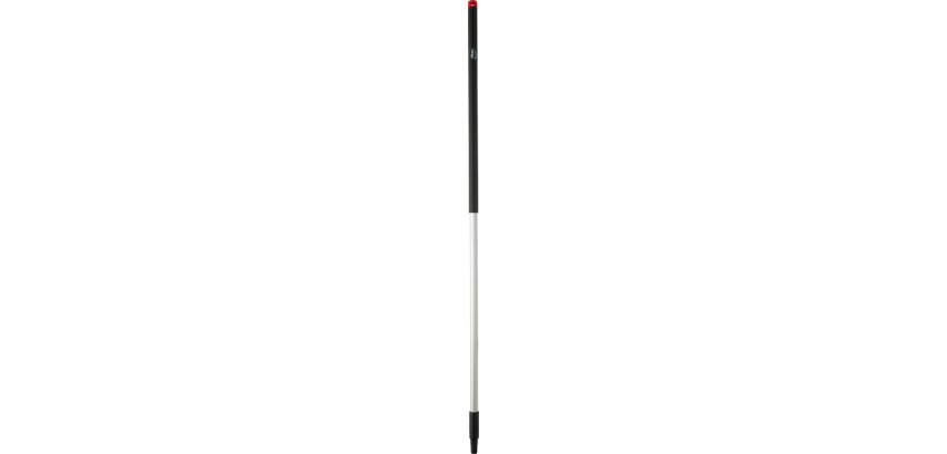 Steel Vikan ergonomic 150cm 31mm zwart aluminium