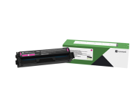 Tonercartridge Lexmark C3220M0 rood