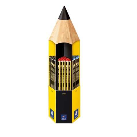 Potlood Staedtler Noris display 90 stuks assorti