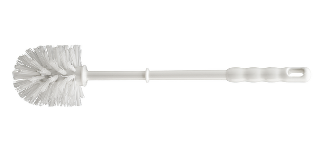 White Cleaninq toilet brush
