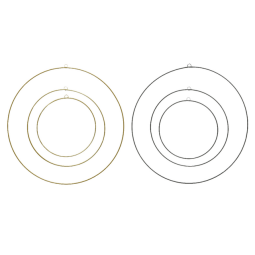 Cercle en métal 4 formats 2 couleurs assorti