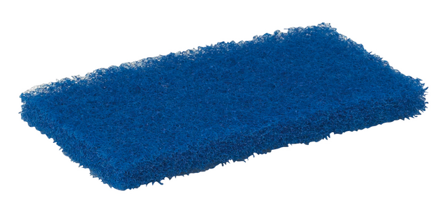 Weicher Vikan Scheuerschwamm 125x245x23mm Nylon Blau