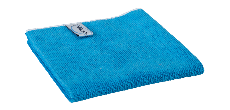 Vikan Basic Microfiber Cloth 32x32cm Blue