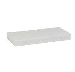 Tampon à récurer Vikan souple 125x245x23mm nylon blanc