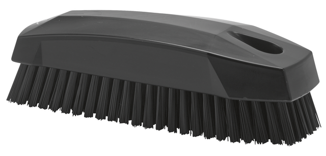 Vikan hard nail brush 130mm black