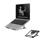 Neomounts NSLS085BLACK Support pour ordinateur portable 10-17" - pliable - compact - universel