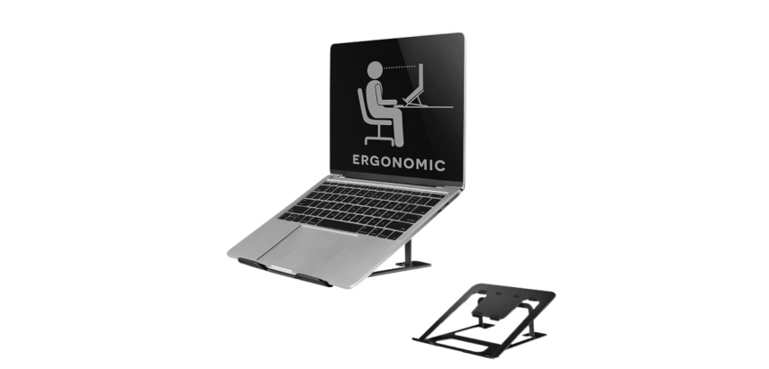 Neomounts NSLS085BLACK Support pour ordinateur portable 10-17" - pliable - compact - universel