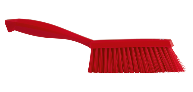 Balayette Vikan fibre medium 330mm rouge