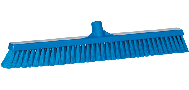 Balai Vikan fibre souple 610mm bleu