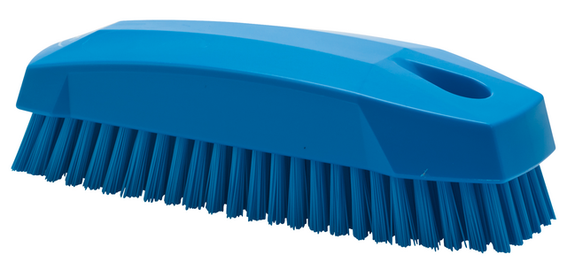 Brosse à ongles Vikan dure 130mm bleu