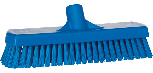 Vikan Deck Scrub Hard Bristle 305mm Blue